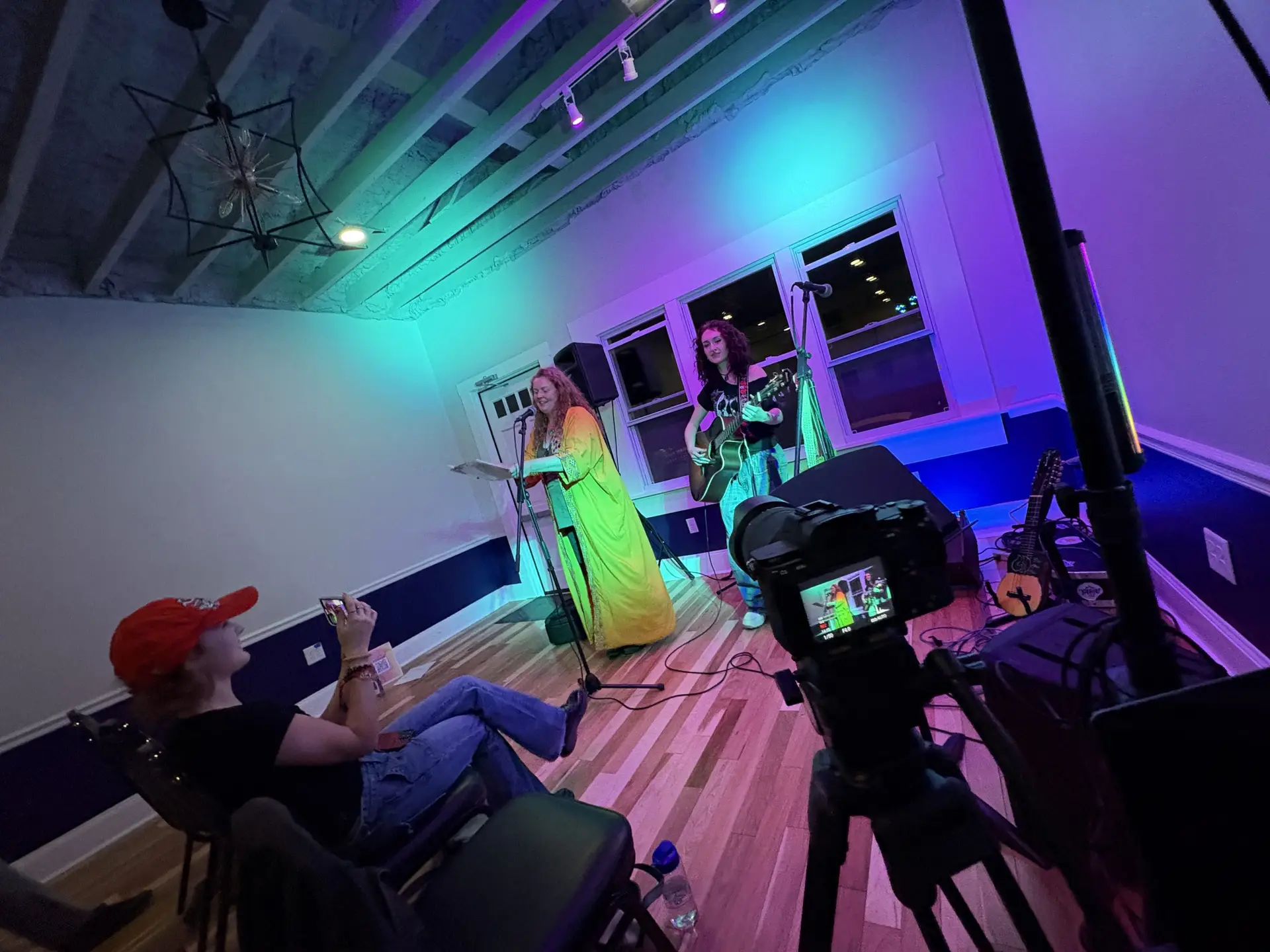 A live music night inside the Galerie at Jubilee Field
